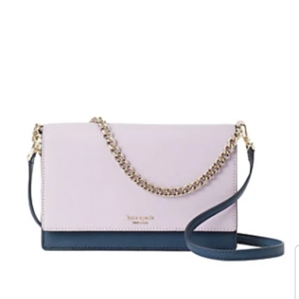 Kate Spade New​York Cameron Crossbody convertible bag lilac navy two tone